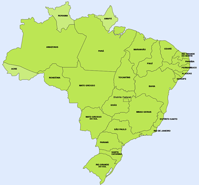 Locais de realização da SBEn